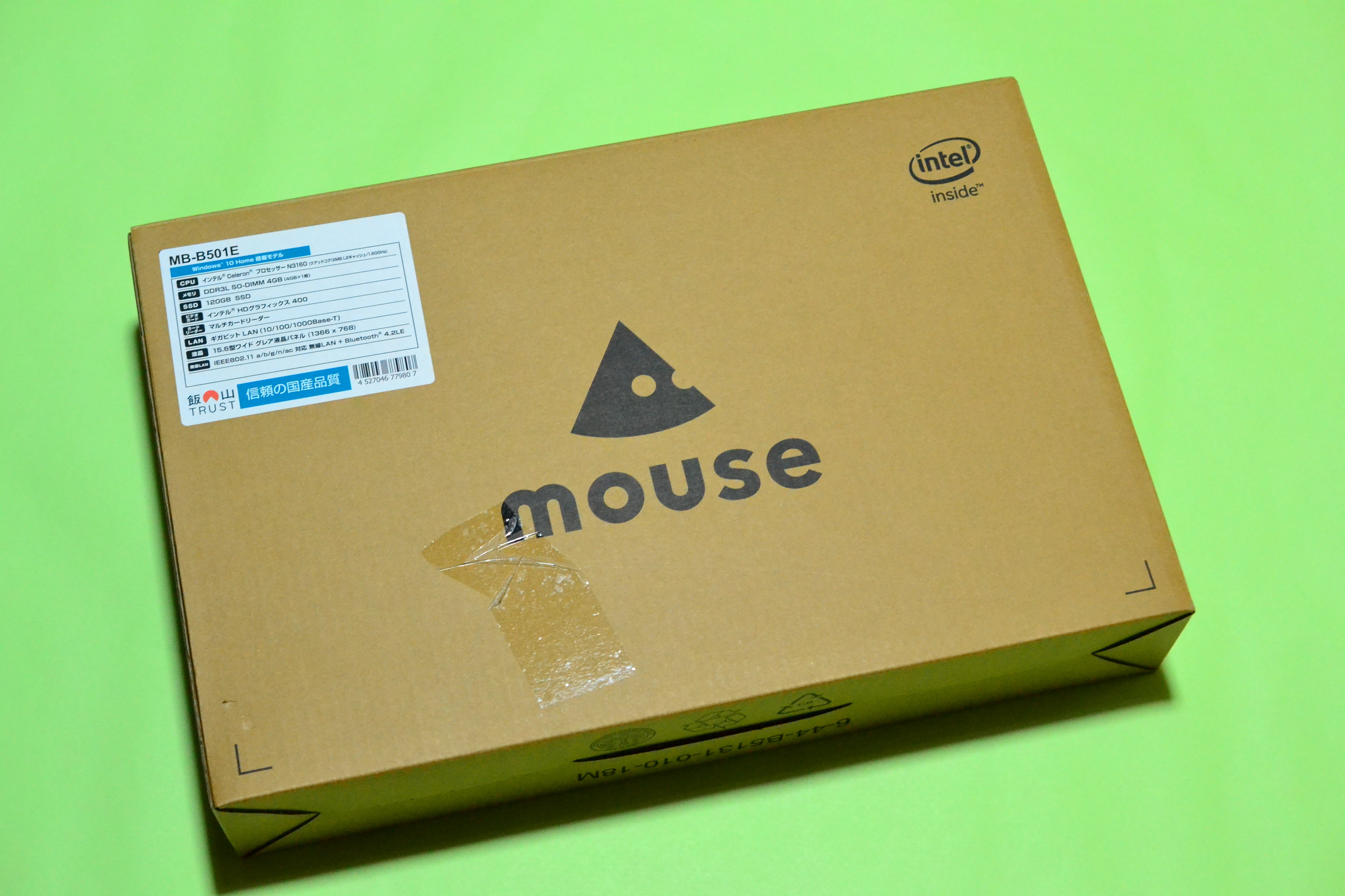 オンラインストア公式店 mouse ノートパソコン MB-B501E win10 ノートPC