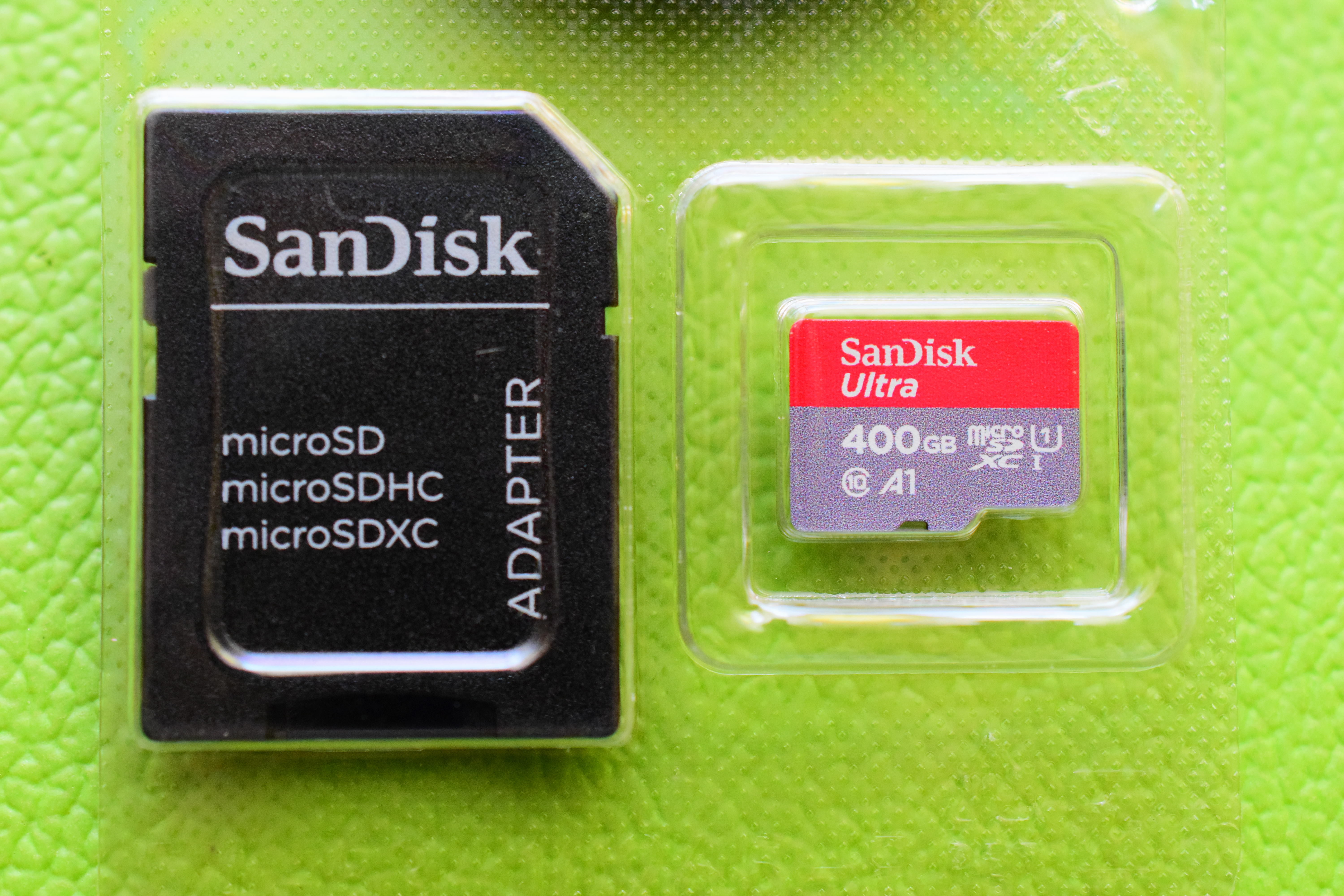 400GB MicroSD Sandisk Ultra SDSQUAR-400G-GN6MAを試す。 - まず分解。